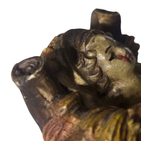 Vintage Baby Jesus Manger Nativity Figurine Christmas Decoration Figure - Picture 12 of 16